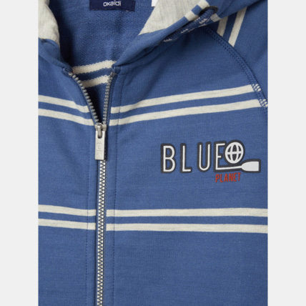 Avis Sweat-shirt à capuche bleu garçon OKAIDI 3