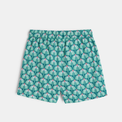 Avis Short en toile imprimée vert fille OKAIDI 3
