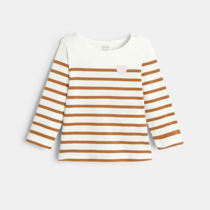 Avis T-shirt marinière rayé OBAÏBI 1
