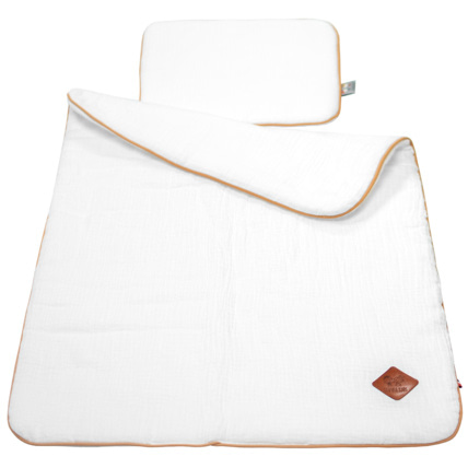 Avis Couverture et coussin en gaze de coton Sevira Kids 6