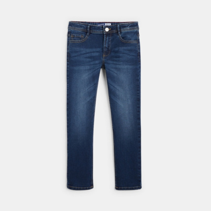 Avis Jean droit hyper-stretch bleu garçon OKAIDI 1