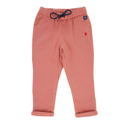 Avis Pantalon uni Kids - coton issu de l'agriculture biologique - Sanguine ARMOR-LUX 1