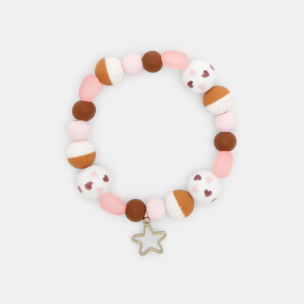Avis Bracelet de perles rose fille OKAIDI 1