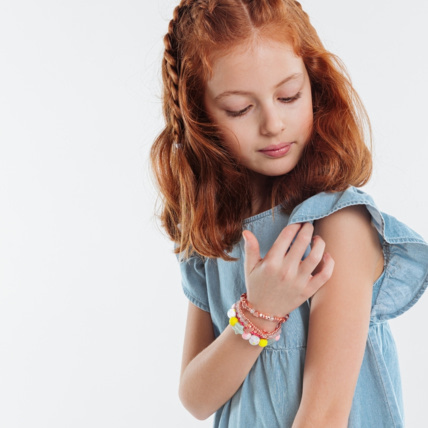 Avis Robe en jean mutlivolants bleue fille OKAIDI 1