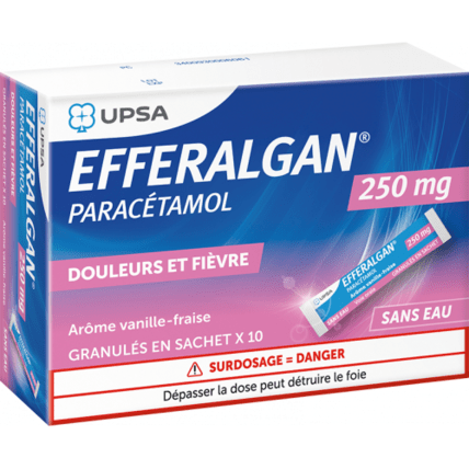 Avis Sticks EFFERALGAN 250 mg UPSA 1