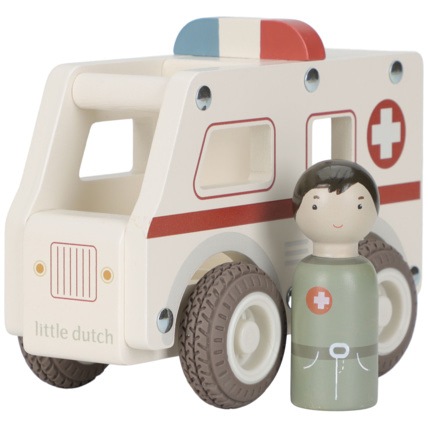 Avis Ambulance en bois LITTLE DUTCH 1