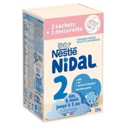 Avis Lait 2ème âge 700g NIDAL NESTLE 1