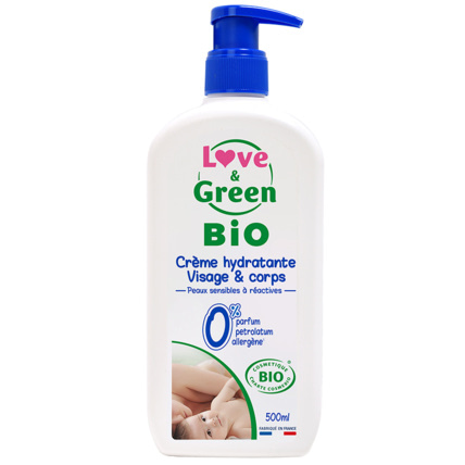 Avis Crème Hydratante visage & corps BIO Love & Green 1