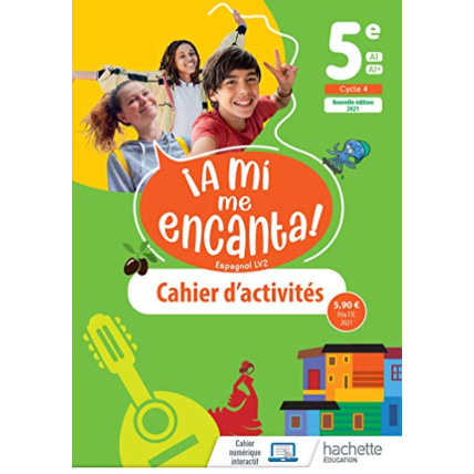 Avis A mi me Encanta 5e - cahier d'activités - Ed. 2021 Hachette Éducation 1