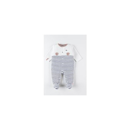 Avis Pyjama 1 pièce rayé en velours NOUKIE'S 2