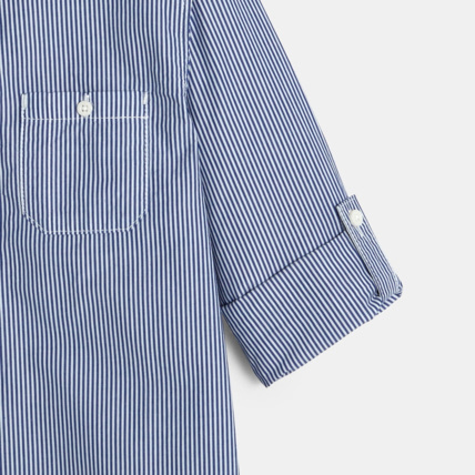 Avis Chemise rayée bleue garçon OKAIDI 5