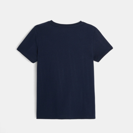 Avis T-shirt sequins magiques message et animal bleu garçon OKAIDI 4