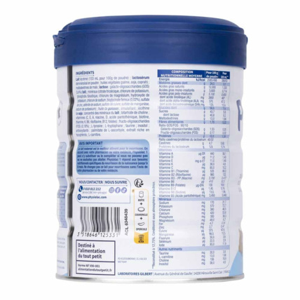 Avis Lait en Poudre 1er Age Physiolac 2