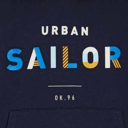 Avis Sweat-shirt à capuche "urban sailor" bleu garçon OKAIDI 2
