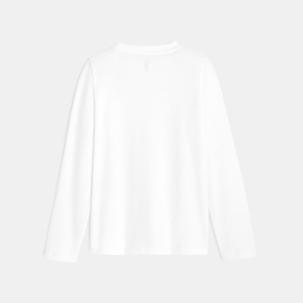 Avis T-shirt uni manches longues blanc garçon OKAIDI 2