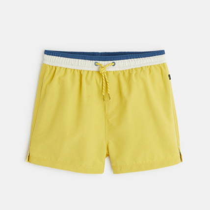 Short de bain uni jaune garcon OKAIDI Comparateur Avis Prix