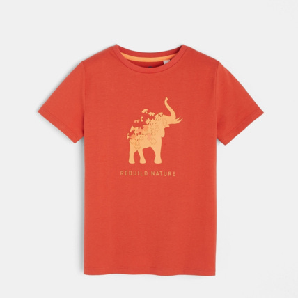 Avis T-shirt puzzle orange garçon OKAIDI 1
