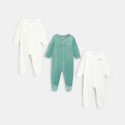 Avis Dors-bien velours (lot de 3) OBAÏBI 1