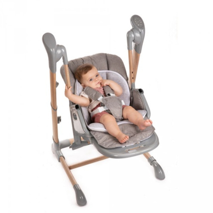 Avis Chaise haute bébé avec balancement  BO JUNGLE 1
