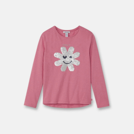 Avis T-shirt à sequins magiques rose fille OKAIDI 2