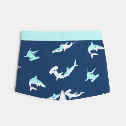 Avis Boxer de bain imprimé bleu garçon OKAIDI 3
