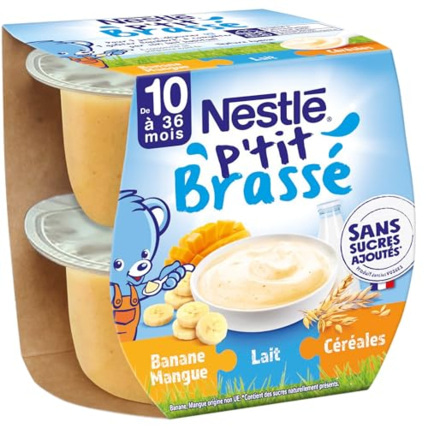 Avis P'tit brassé banane mangue lait et céréales sans sucres ajoutés NESTLÉ 2