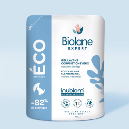 Avis Eco-recharge gel lavant corps et cheveux Biolane Expert 1