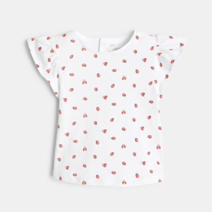 Avis T-shirt impression coccinelles OBAÏBI 1
