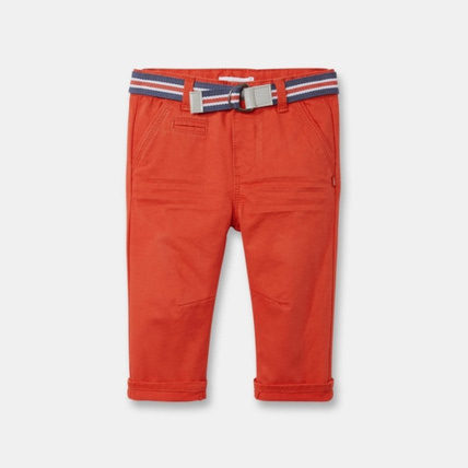 Avis Pantalon toile couleur et ceinture OBAÏBI 1