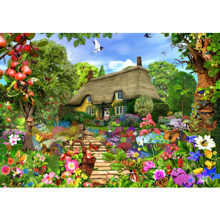 Avis Puzzle English Cottage Garden BLUEBIRD PUZZLE 1