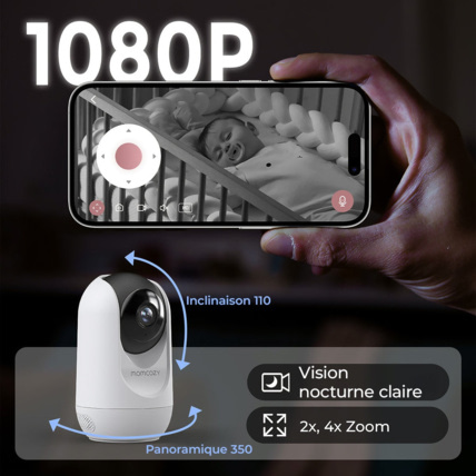 Avis Babyphone vidéo avec moniteur BM04 MOMCOZY 4