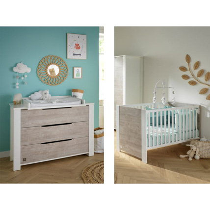 Avis Chambre Duo Loft Lit + Commode Sauthon 1