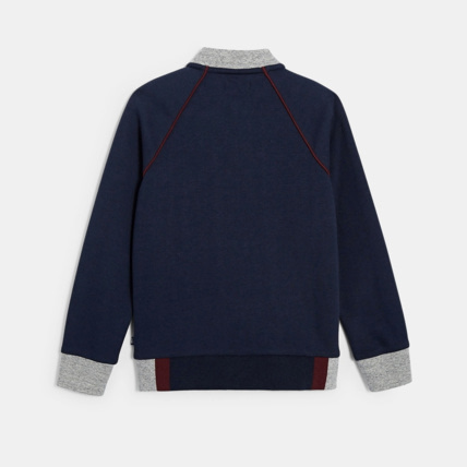 Avis Sweat zippé bleu garçon OKAIDI 3