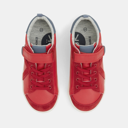 Avis Basket basse trendy rouges garçon OKAIDI 2