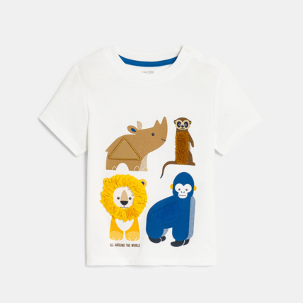 Avis T-shirt sensoriel animaux bébé garçon OBAÏBI 1