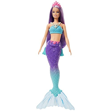 Avis Barbie - Dreamtopia - Poupée Barbie Sirène - Cheveux violets BARBIE 1