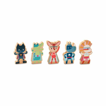 Avis Personnages en bois supers héros Lilliputiens 1