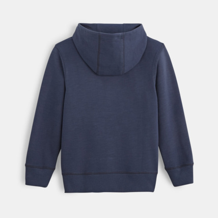 Avis Sweat-shirt uni à capuche bleu garçon OKAIDI 3