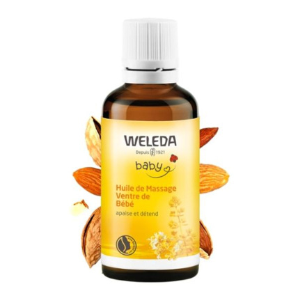 Avis Huile de massage ventre de bébé Weleda 1