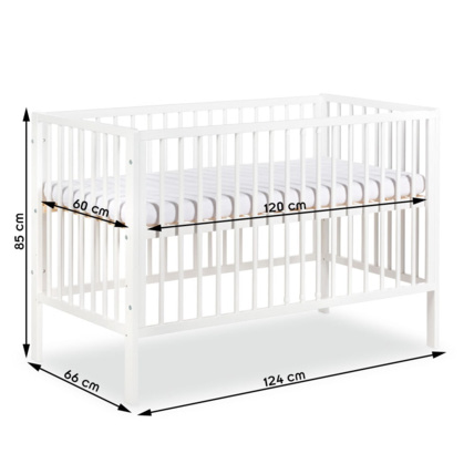 Avis Lit bébé sommier réglable et barreaux amovibles FRANK KLUPS 4