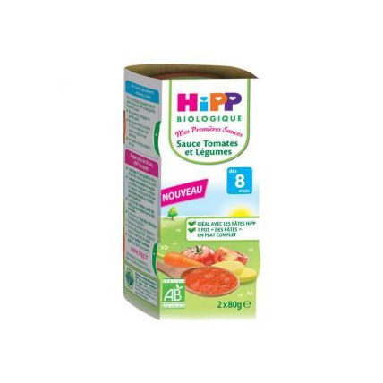 Avis Sauce tomates et légumes - 2 pots x 80g - 8 mois HIPP 1