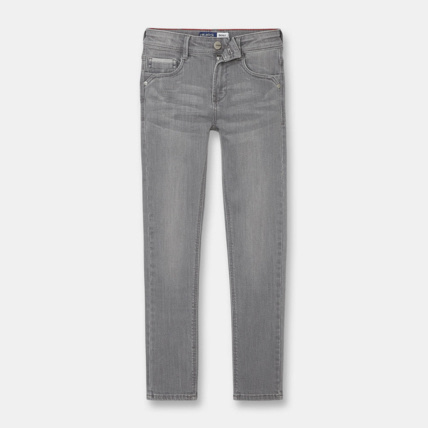 Avis Jean skinny ultra-résistant gris garçon OKAIDI 1