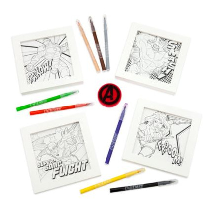 Avis Illustrations encadrées à colorier  MARVEL 1