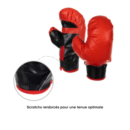 Avis Set de boxe punching ball avec sac de frappe et gants PIO ISO TRADE 5