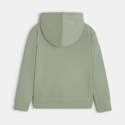 Avis Sweat zippé à capuche vert garçon OKAIDI 4