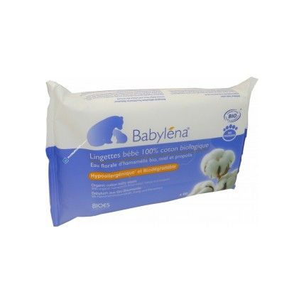 Avis 60 LINGETTES BEBE 100% COTON BIOLOGIQUE BABYLENA 1