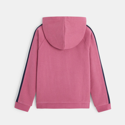 Avis Sweat-shirt manches longues à capuche violet fille OKAIDI 4