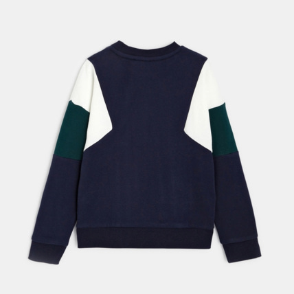 Avis Sweat-shirt colorblock bleu garçon OKAIDI 4