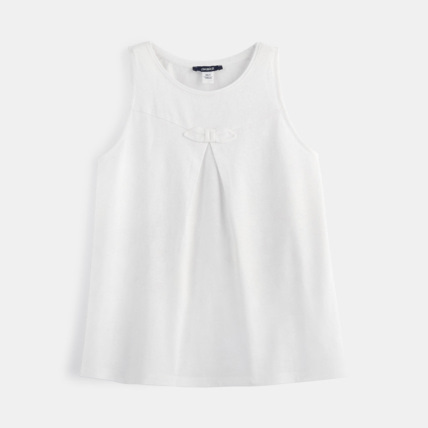 Avis Débardeur fantaisie blanc fille OKAIDI 1