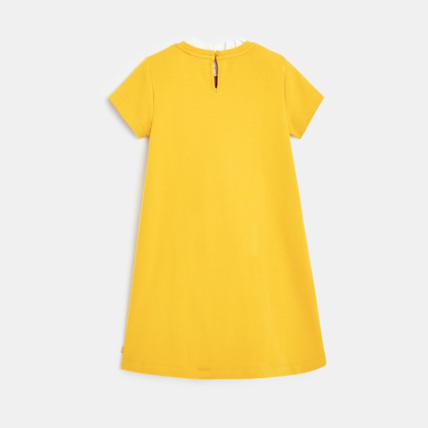 Avis Robe à col collerette jaune fille OKAIDI 4